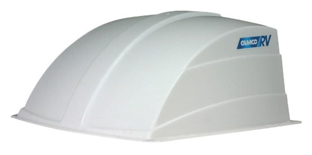 Camco 40433 Aerodynamic Fresh Air Ventilated White Roof Vent Cover