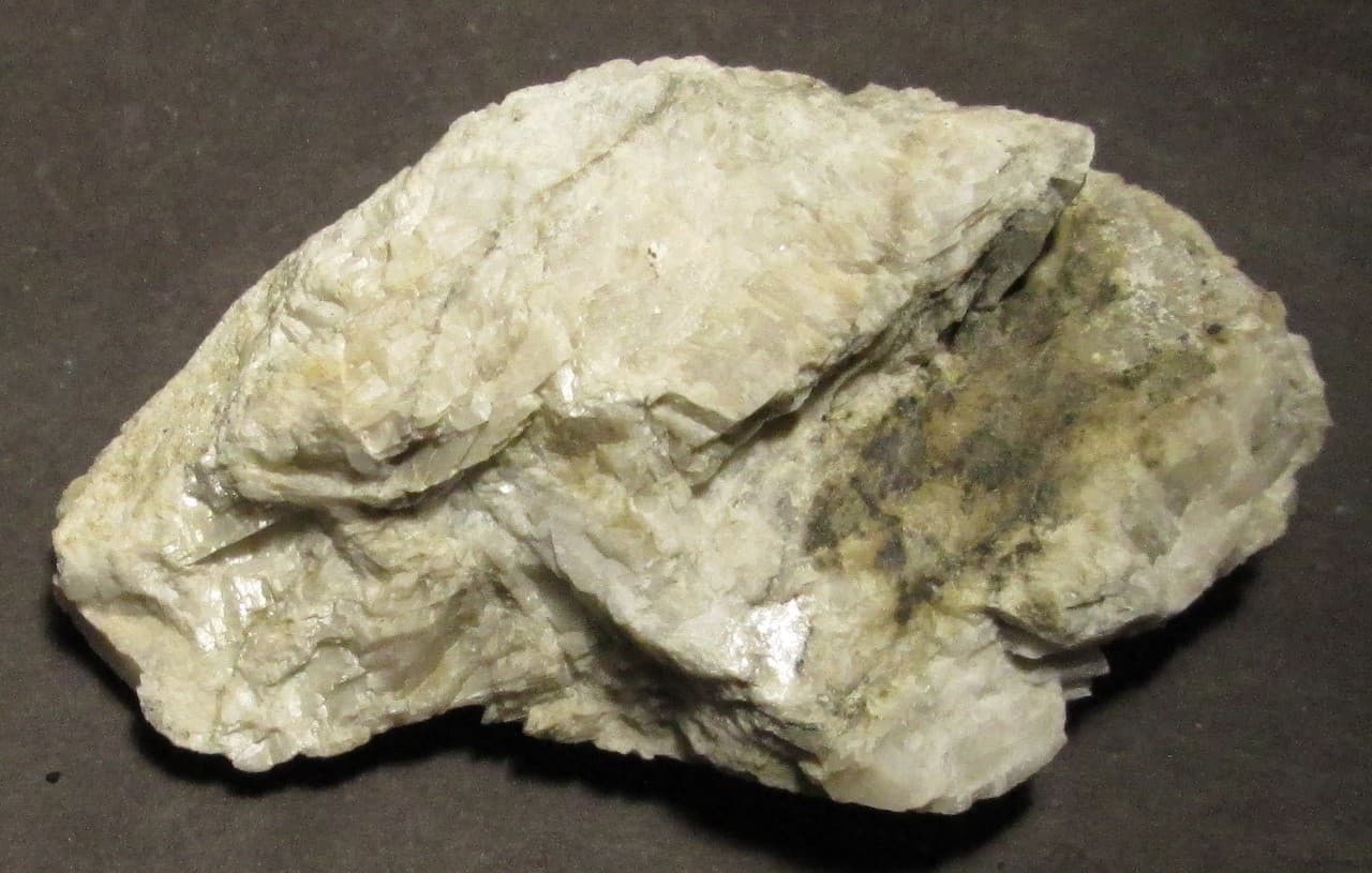 Big Afterglow Willemite Veins Calcite Fluorescent Mineral Sterling Hill NJ 4