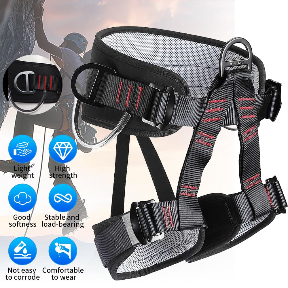 Climbing belts Thicken Half Body Safety Belt Climbing Gear for Tree Climbing