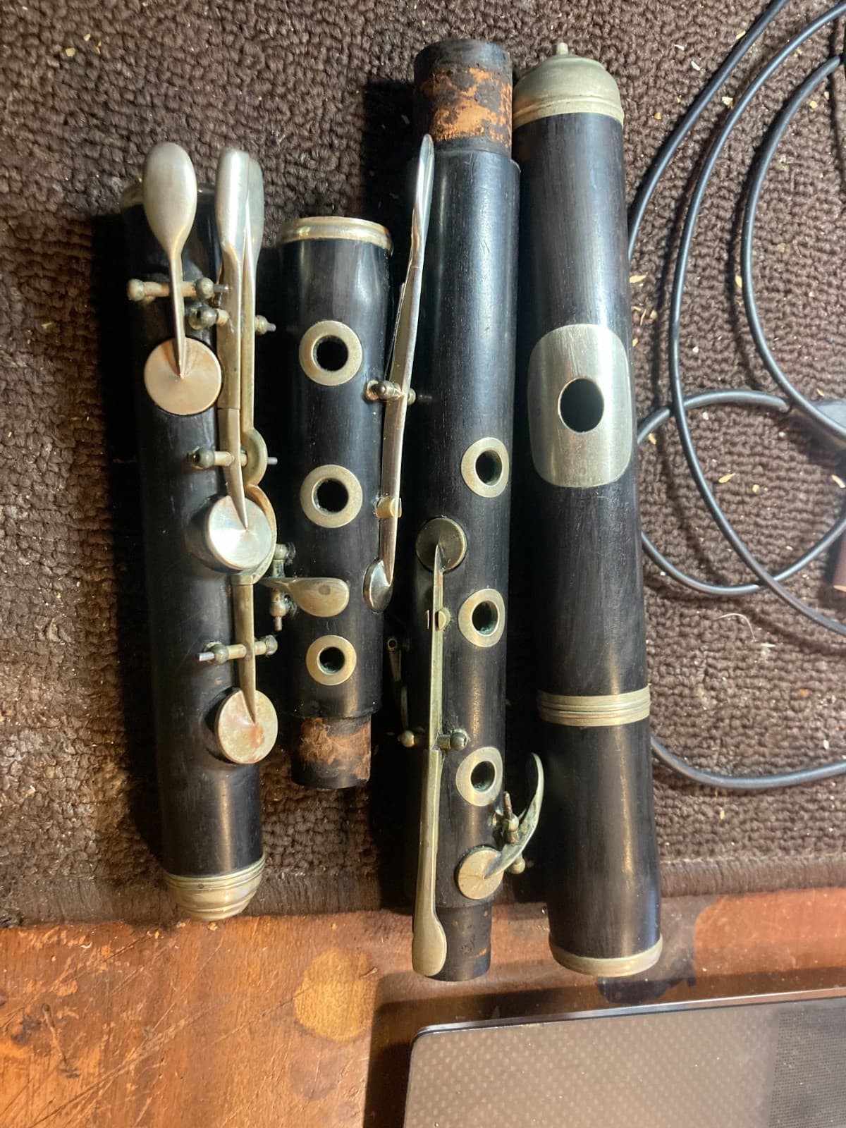Antique Wood Flute - 6 Hole - 8 Key 4