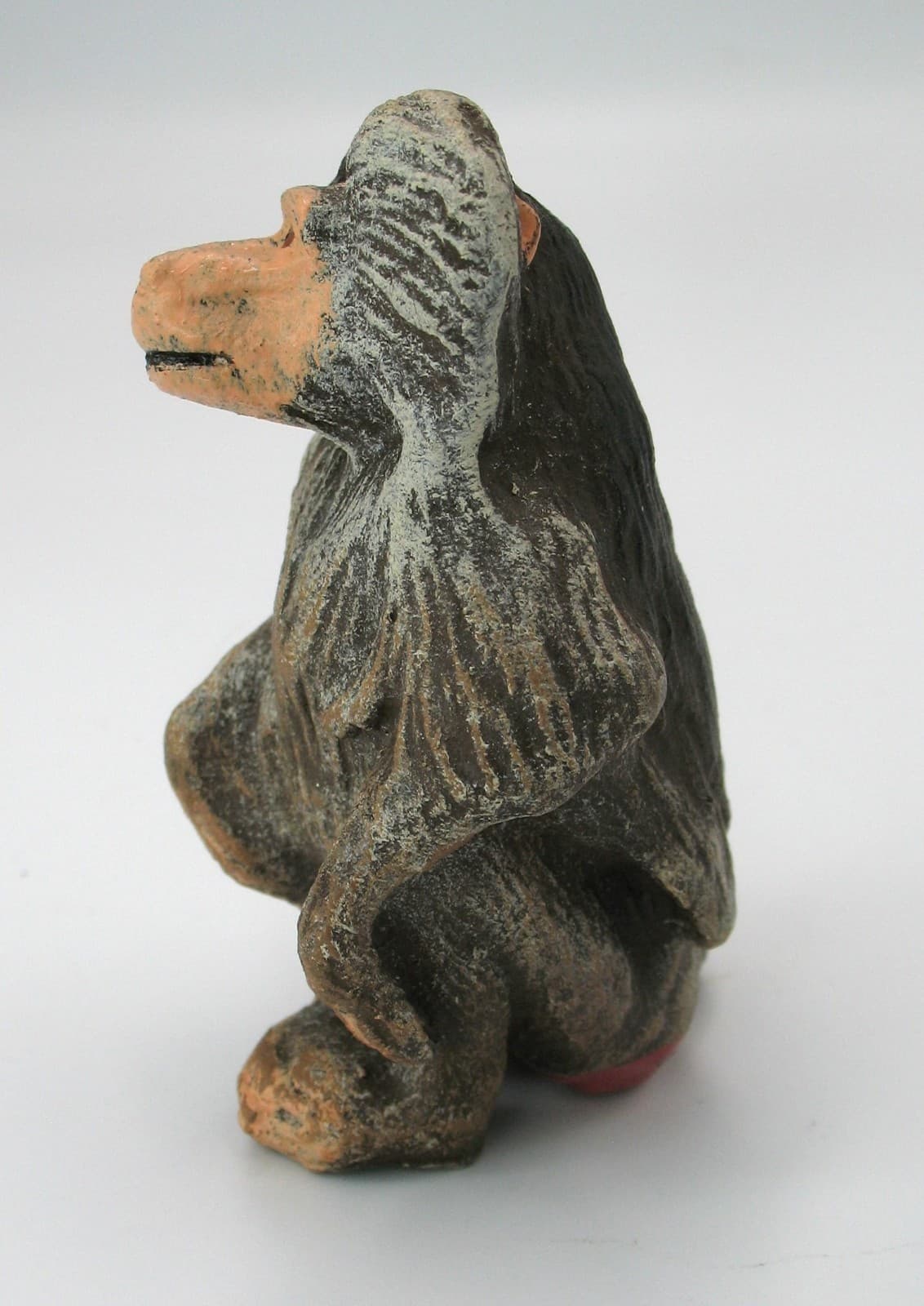 Vintage Lineol or Tipple-Topple Baboon Pavian Composite Made in Austria 1930's 5