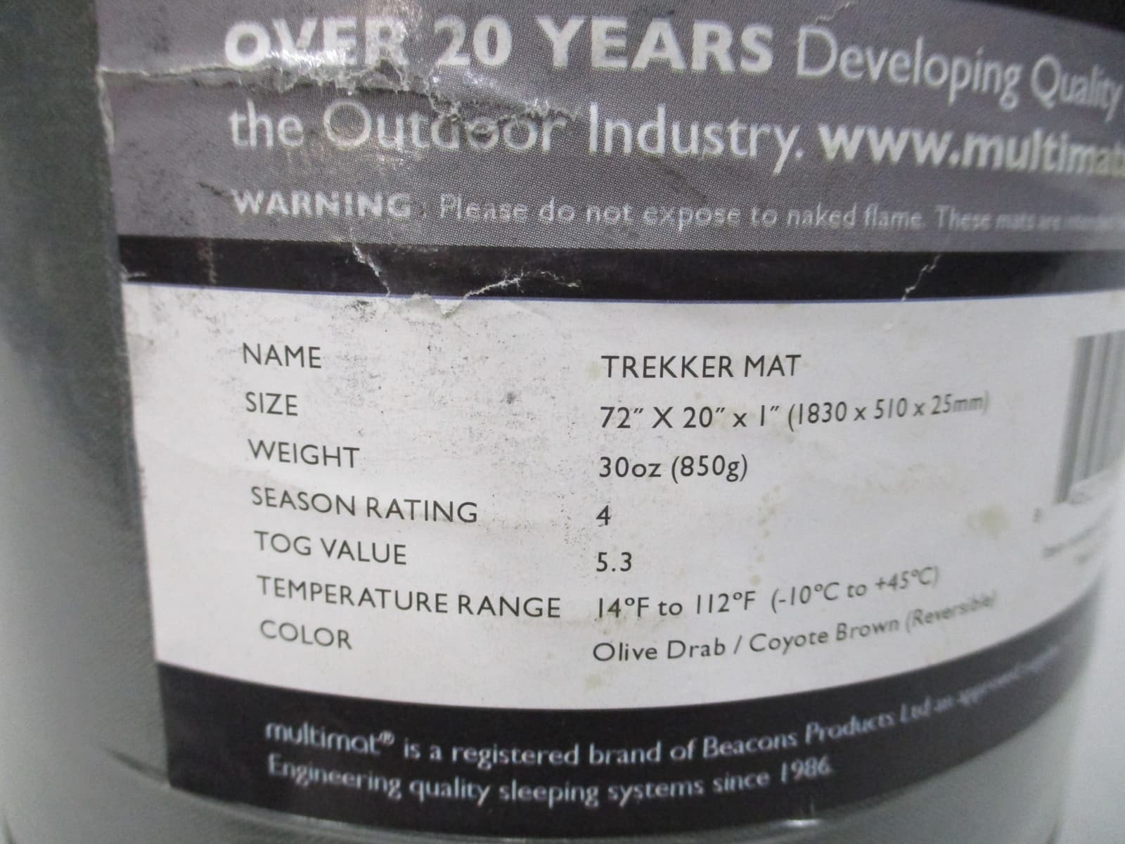 US MILITARY SLEEPING PAD TREKKER MULTIMAT REVERSIBLE COYOTE/GREEN SLEEP MAT 5