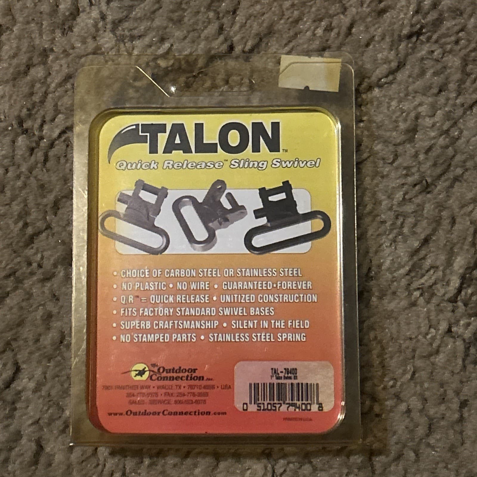 The Outdoor Connection Talon Quick Release Sling Swivels 1" 2