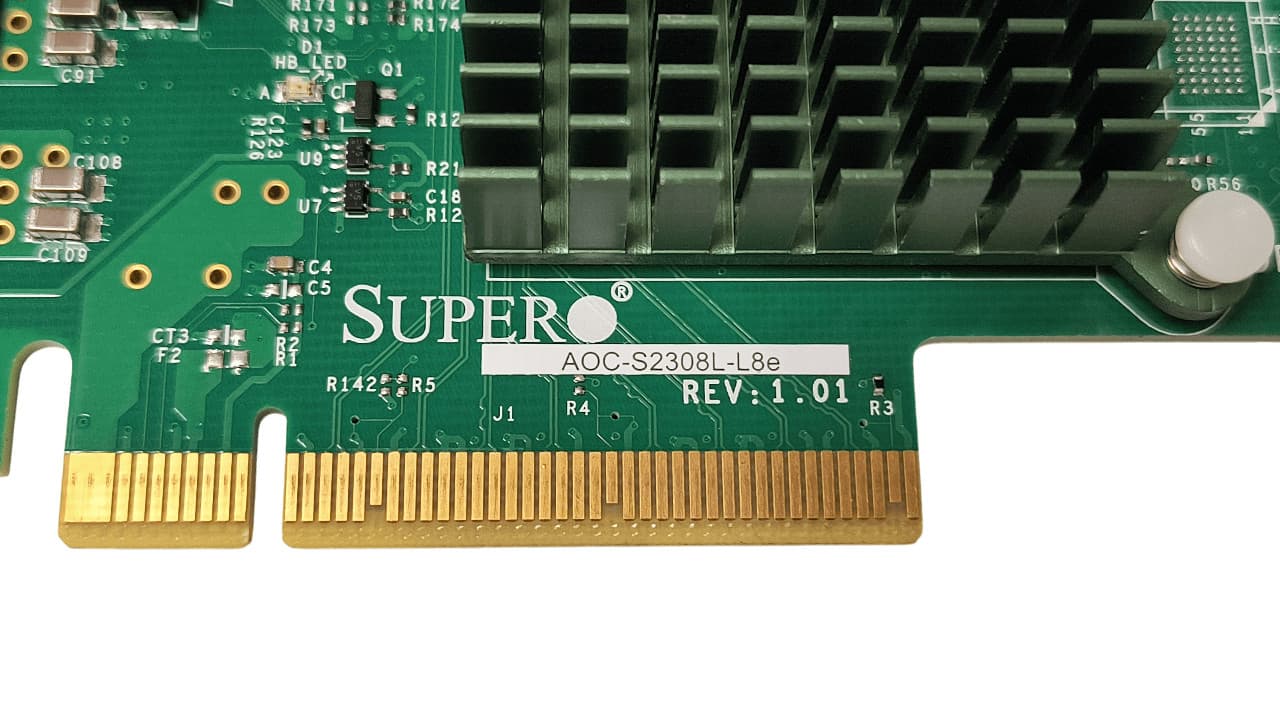 Supermicro AOC-S2308L-L8e 8 Port 6Gb Raid Controller Half Height Bracket 3