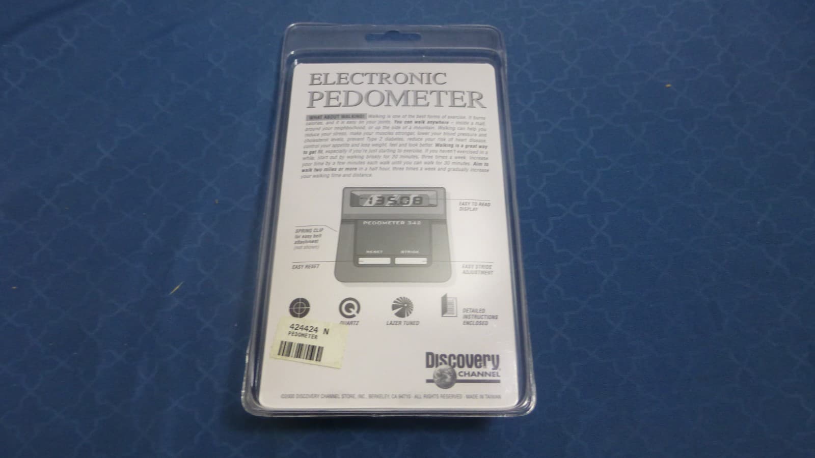 Discovery Channel Electronic Pedometer 3