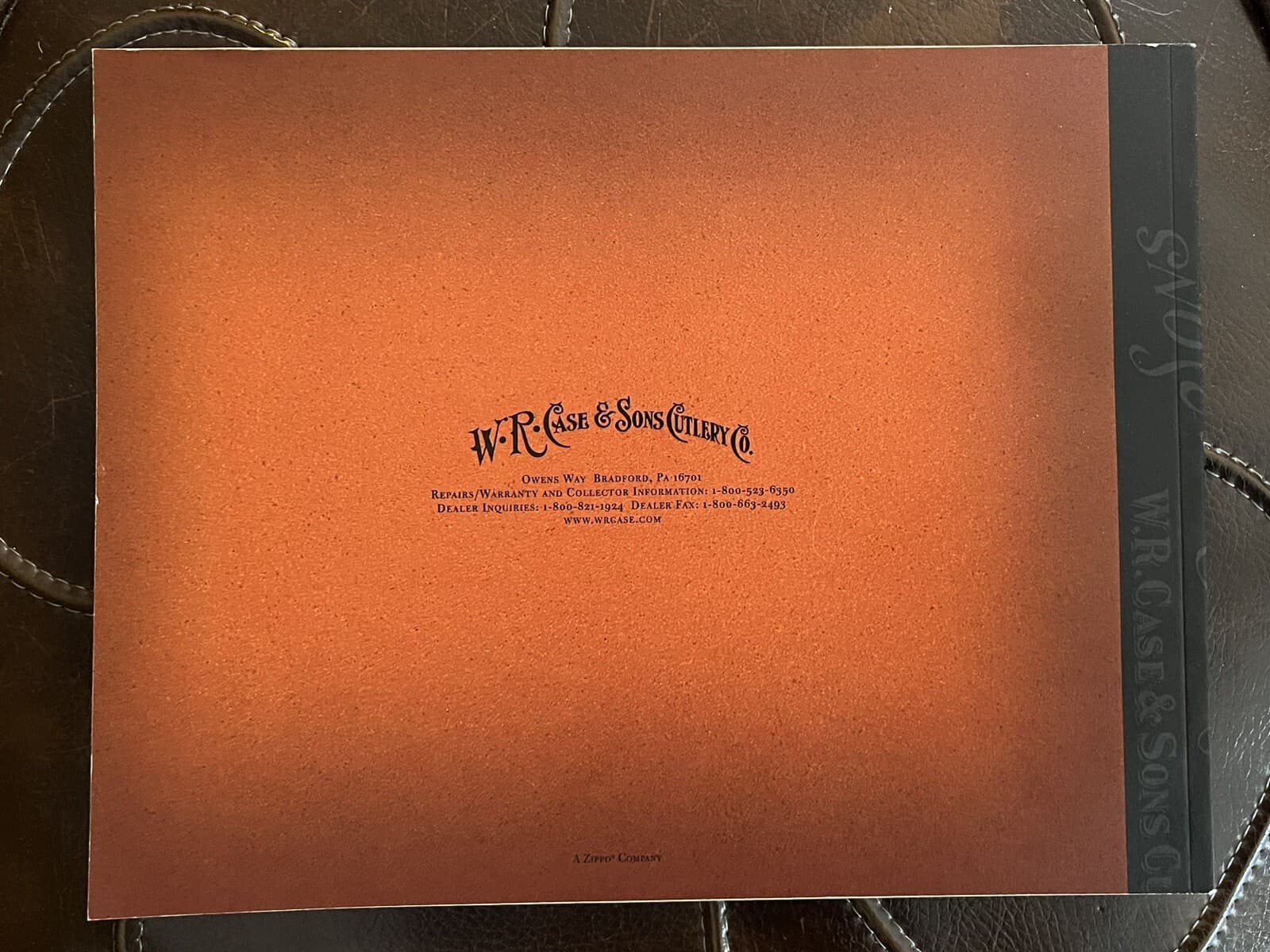 W.R. CASE & SONS CUTLERY 2003 Product Guide, Price List Catalog 2