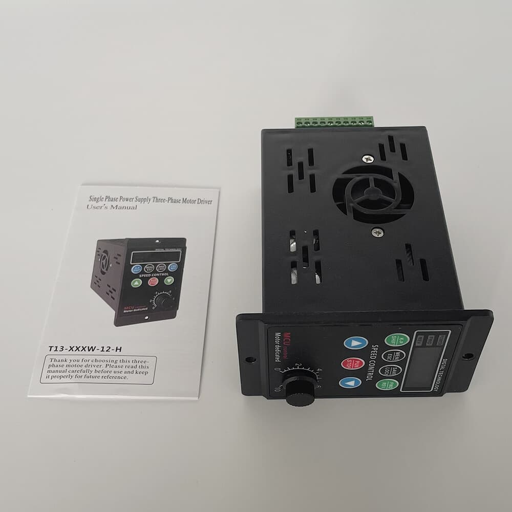 750W Single To 3 Phase VFD Variable Frequency Drive 110V 220V Converter AC Motor 3