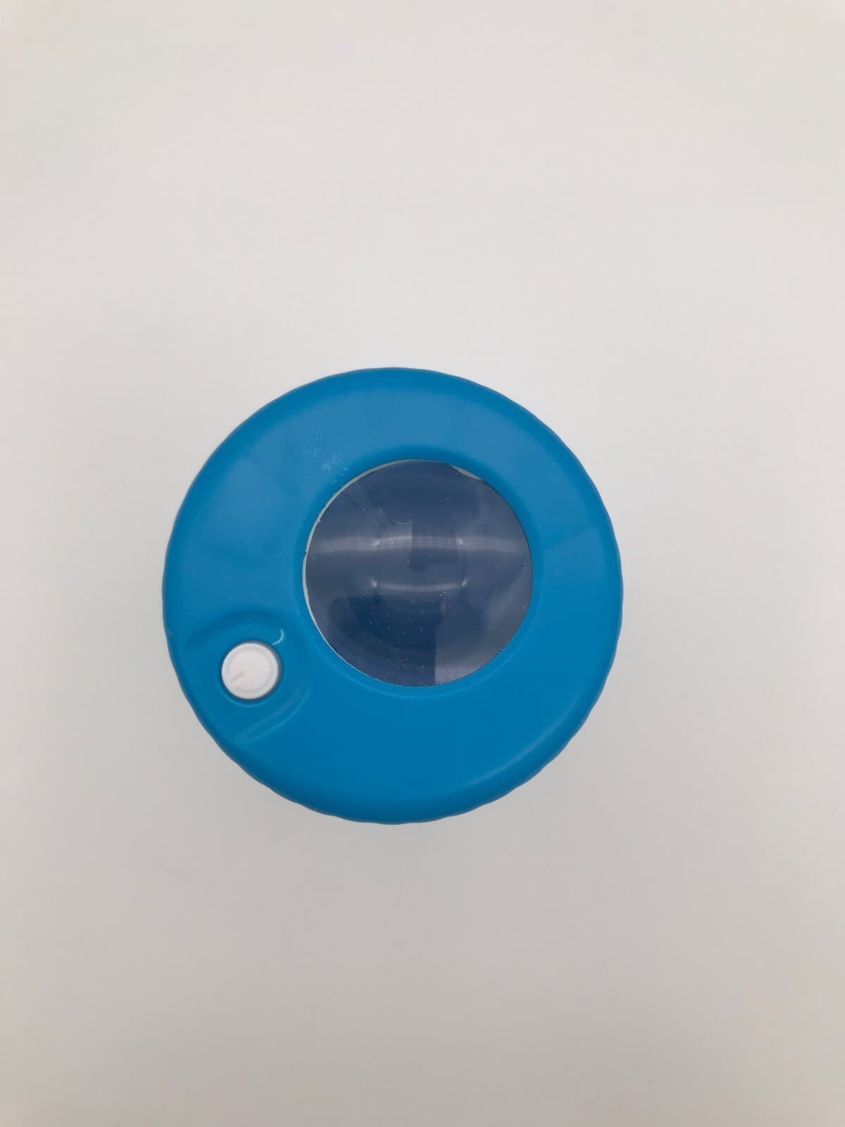 BLUE Manual Spice Herb Grinder with Light-Up Storage Jar / Magnifying Lid USB 5