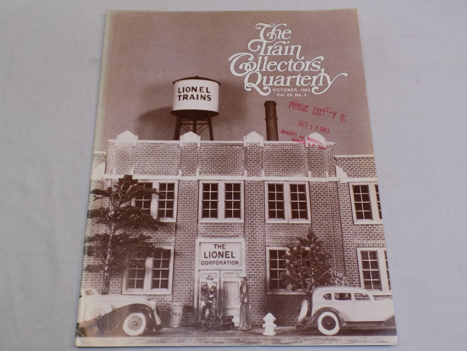 The Train Collection Quarterly Magazine Oct 1983 Lionel Gilbert Erector Sets Toy