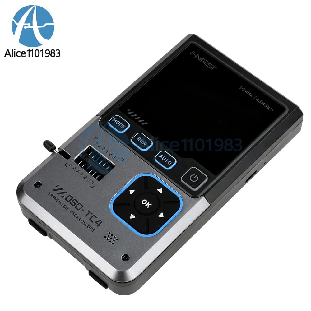 DSO-TC4 Oscilloscope Transistor Tester Electronics Component Tester 10MHz 48Ms/s 5