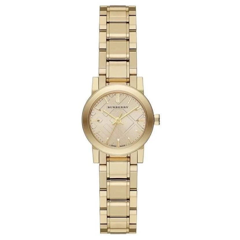 BURBERRY THE CITY BU9227 Gold Women's Watch 26mm