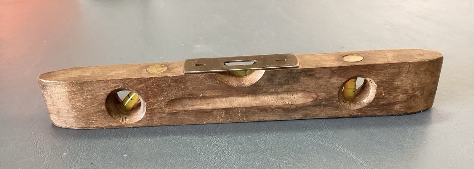 Vintage Wooden 9" Torpedo Level 5