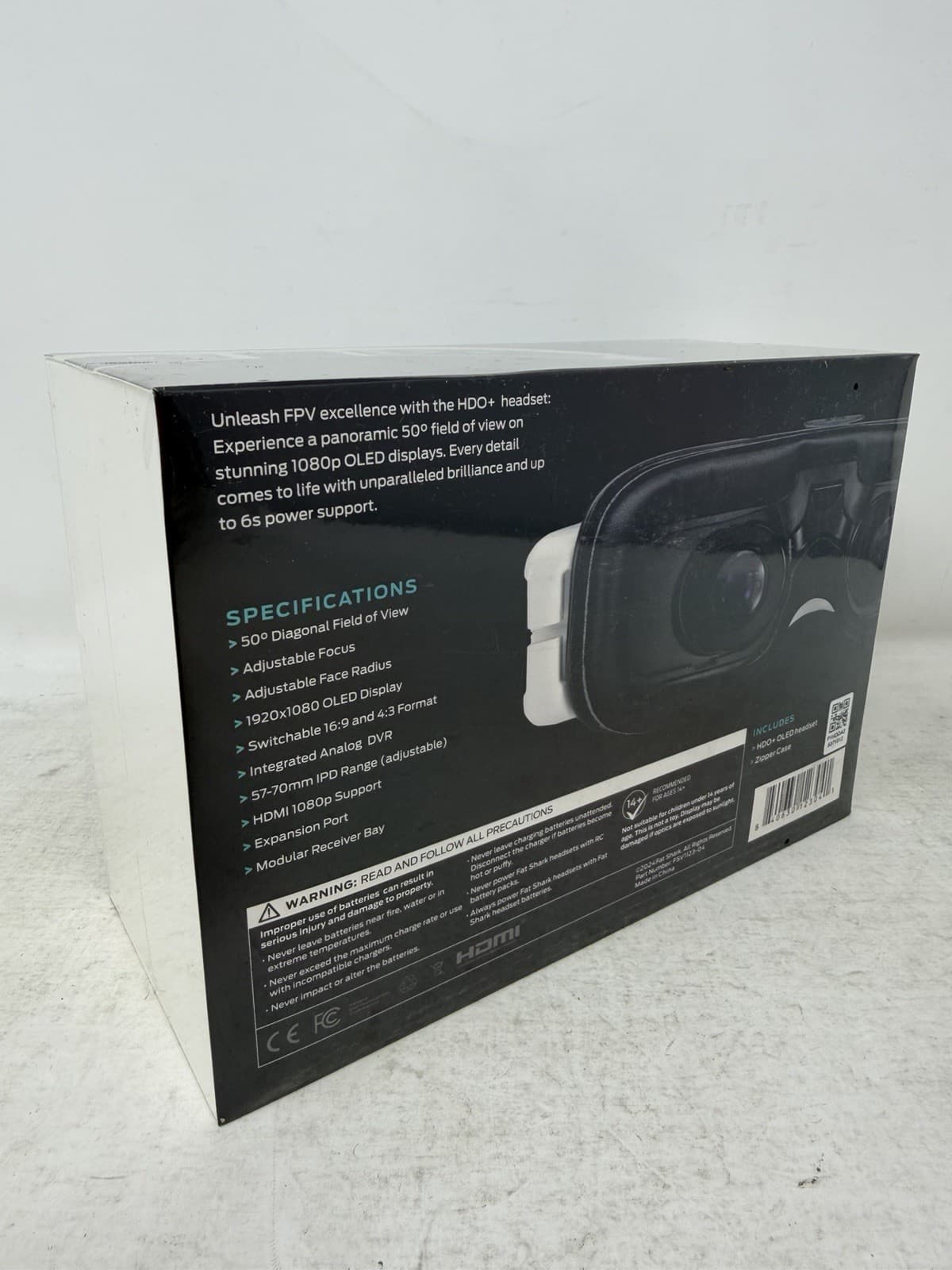 Fat Shark HDO+ FPV goggles OLED Modular FPV Headset (Sealed) 3
