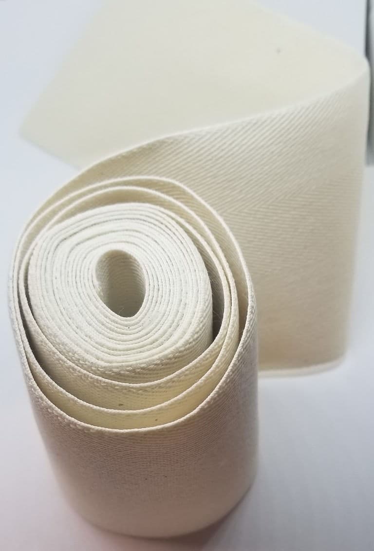 3" Twill Tape Tambour Roll Door Webbing Backing Shrunk Cotton Cloth Desk Flex  3