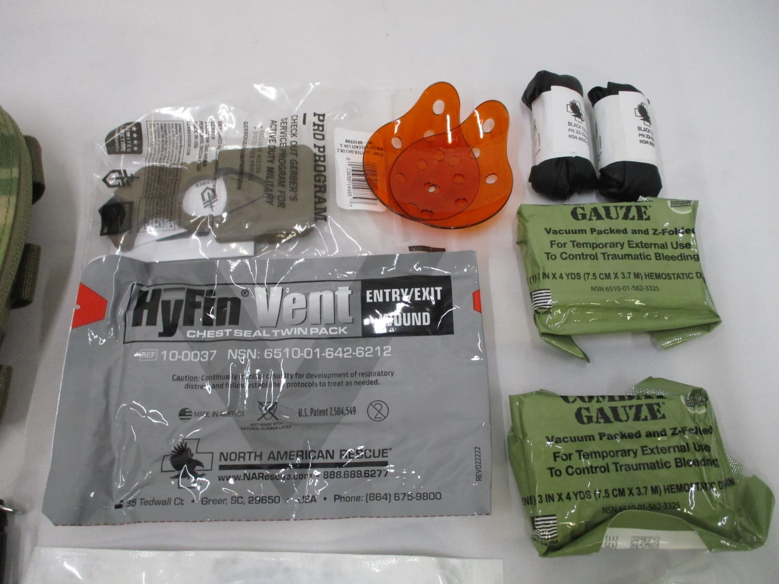 ARMY AIR FORCE OCP IFAK FIRST AID KIT JFAK MULTICAM QUICK CLOTT CAT TQs EXP.2027 5