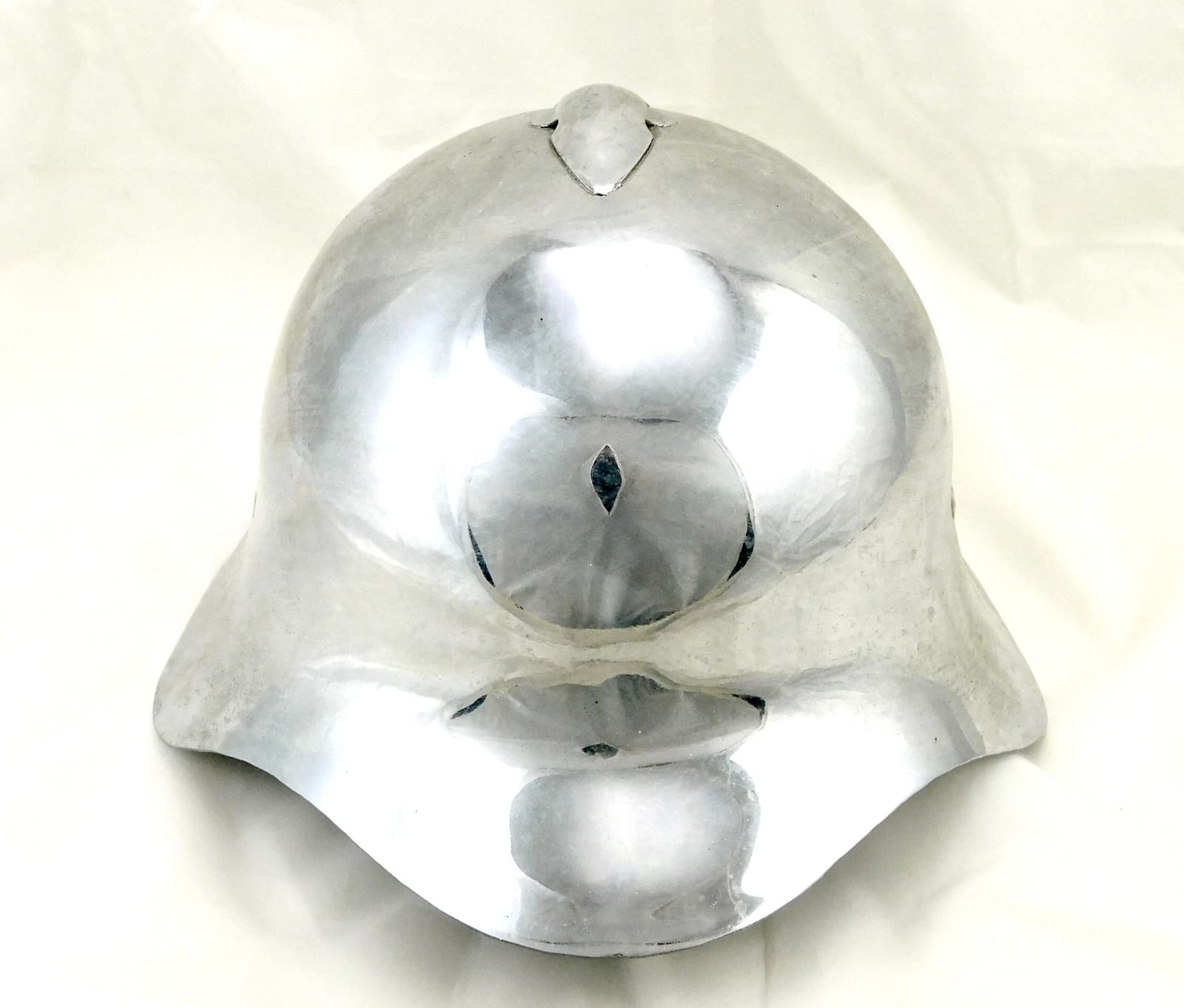 Soviet Russian USSR WW2 Model 1936 Nickel Plated Army Military Helmet Hat 2