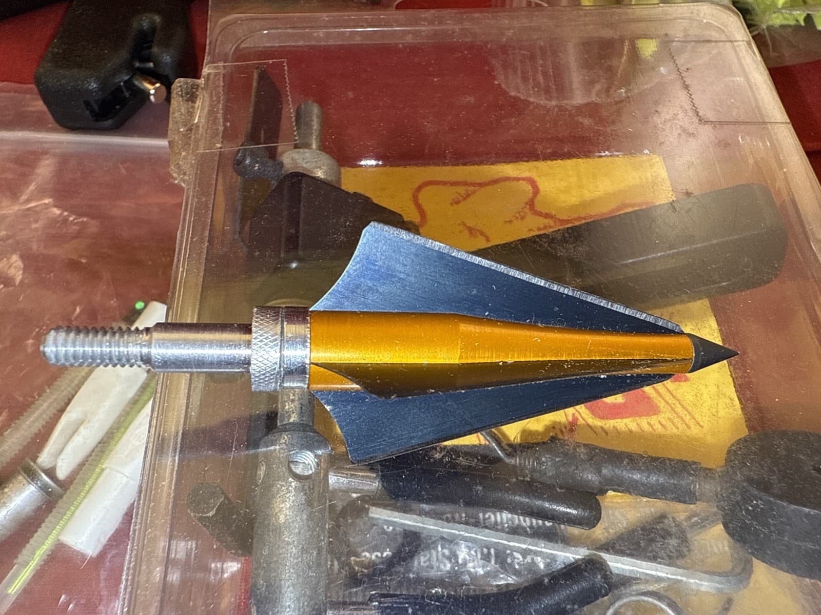 Archery Arrow Bow Supplies, Points, Rests Grab Bag Lot 6