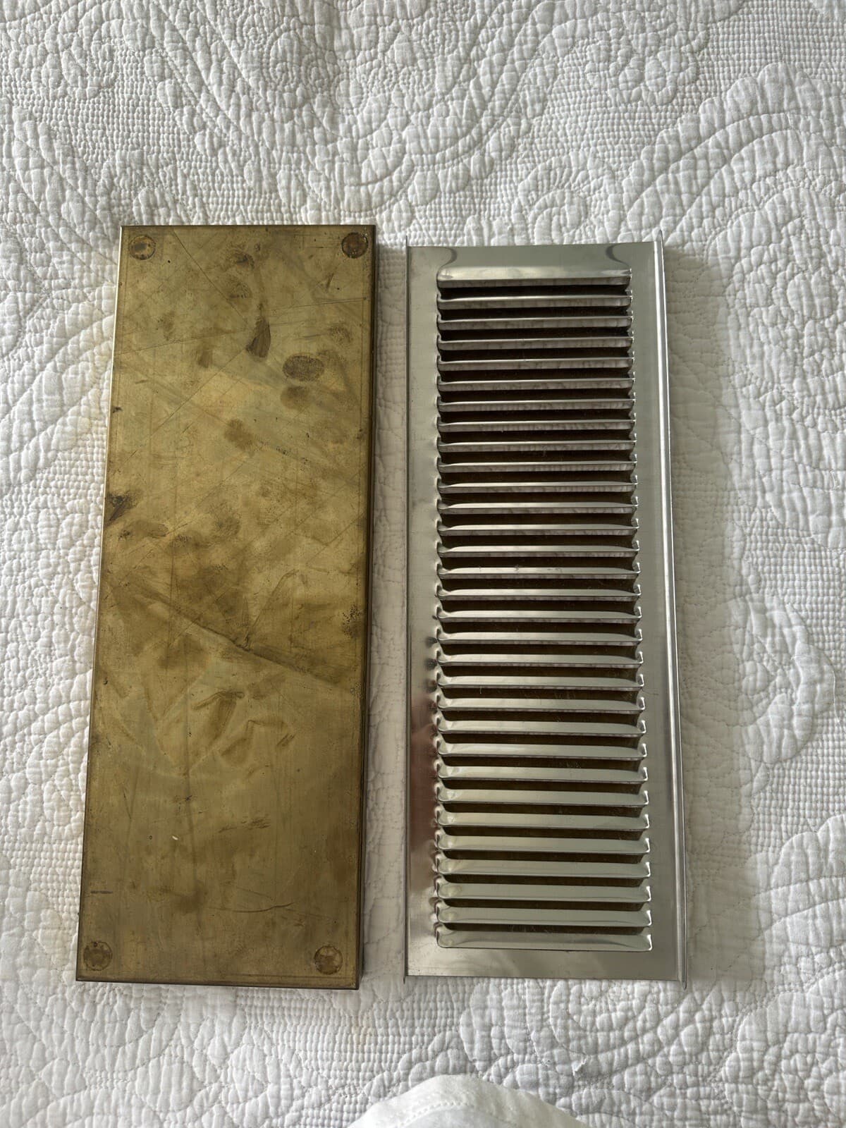 Micro Matic 15" SS/PVD Brass Surface Mount Drain Tray, Bar/Beer Drain Custom Sz 4