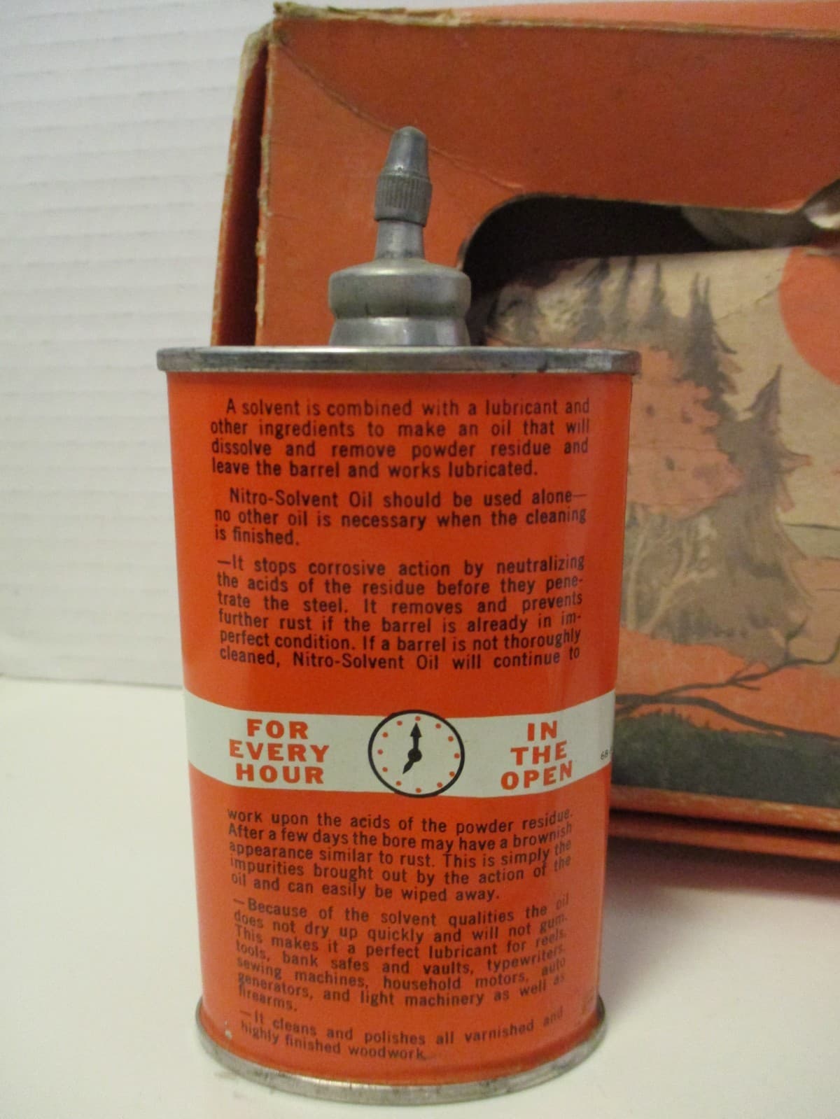 Vintage Marble's Gun Cleaning Kit with Very Nice Nitro Solvent Oil Can 3