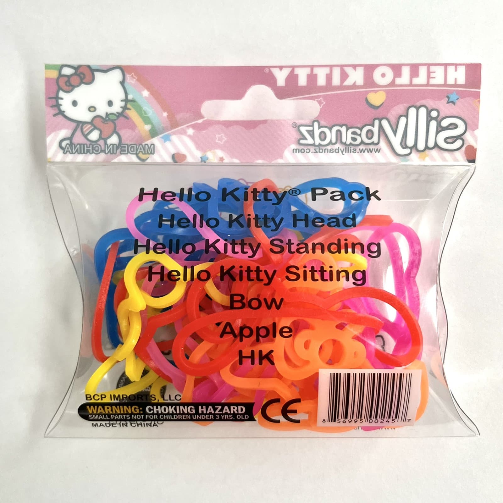 Sillybandz Hello Kitty Sanrio 24 Pack Shaped Silicone Bracelets NEW 4