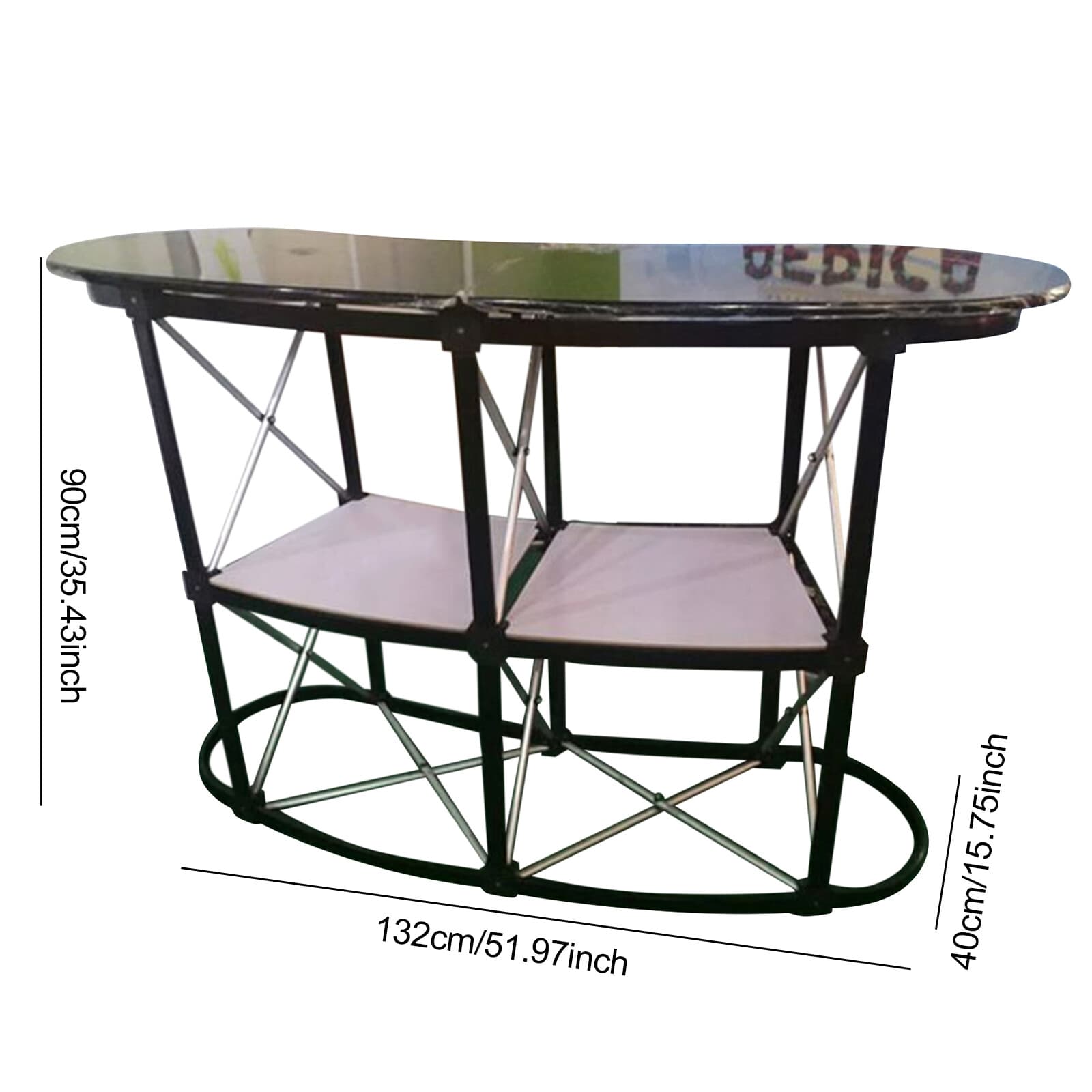 Trade Show Salon Reception Desk Display Retail Counter Exhibition Register Stand 2