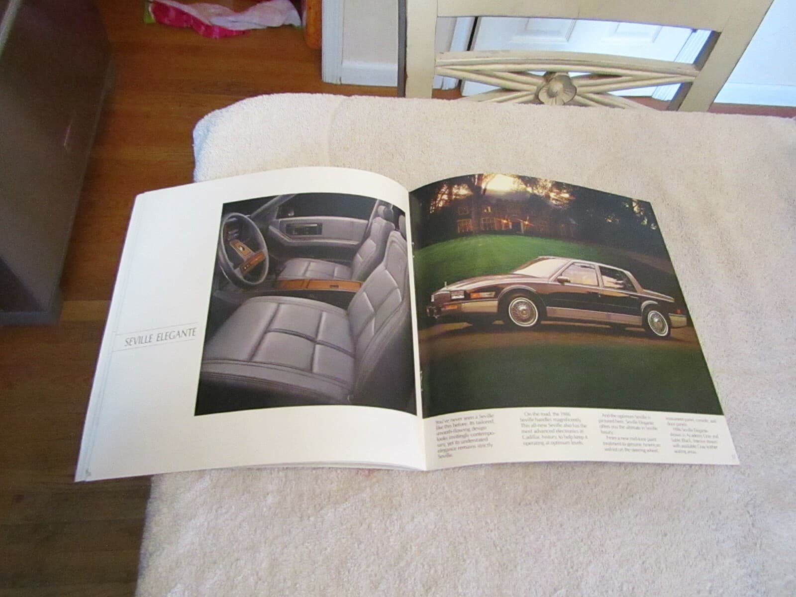 1986 Cadillac OEM Dealer New Car Sales Brochure NOS  4