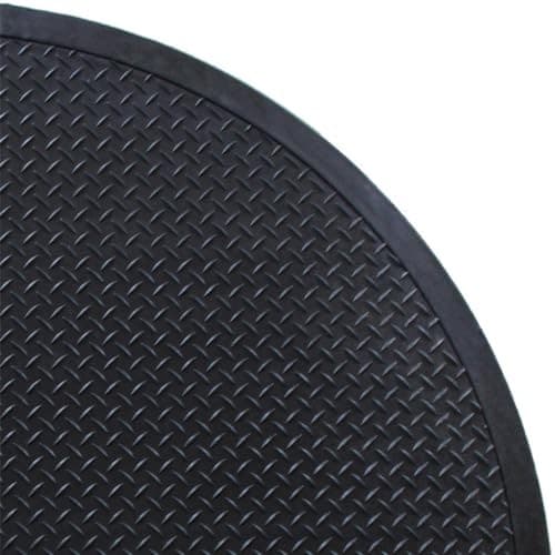  Circular Rubber Mat - 48” Diameter  2
