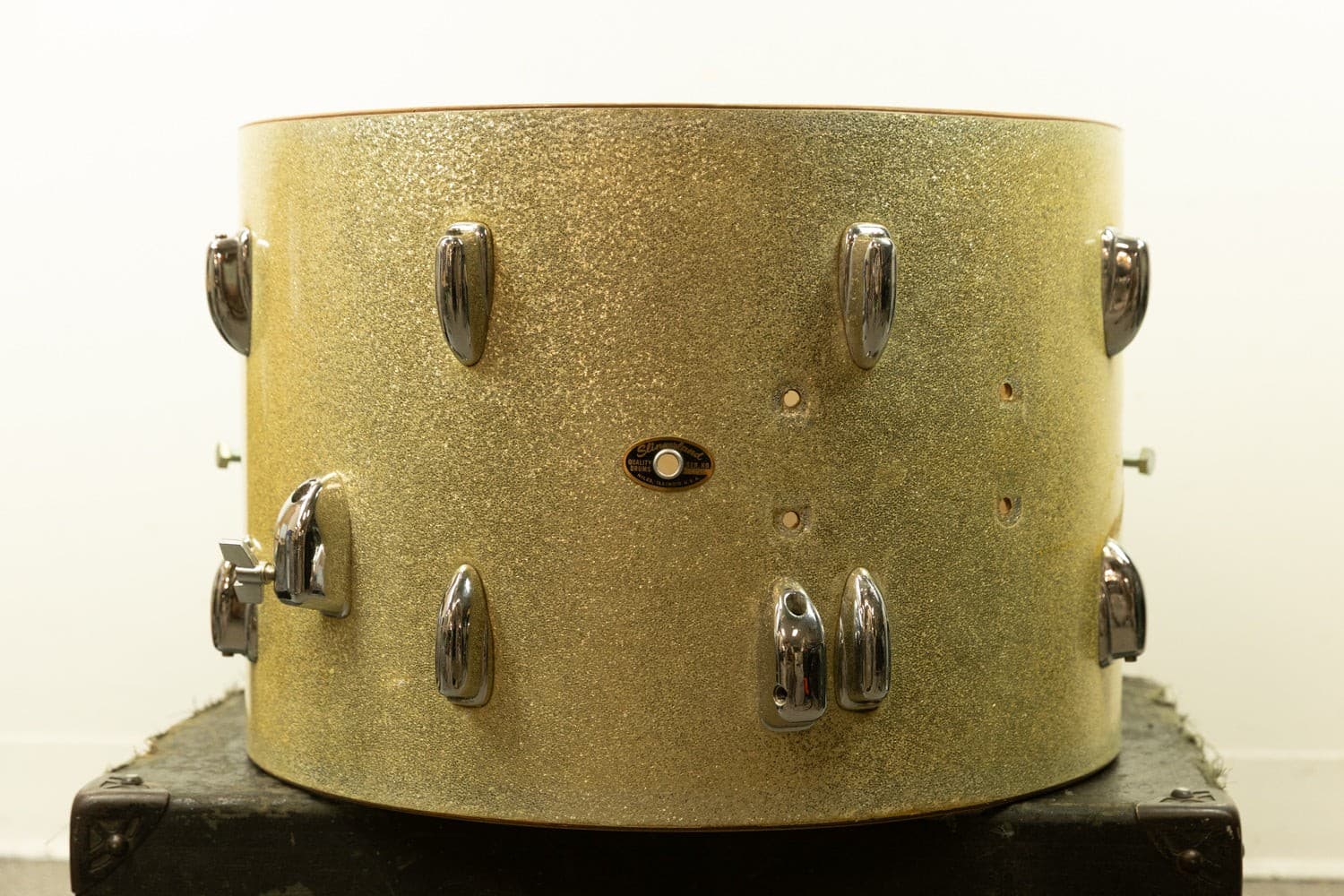 1960s Slingerland 14x20 Silver Sparkle Pearl Bass Drum