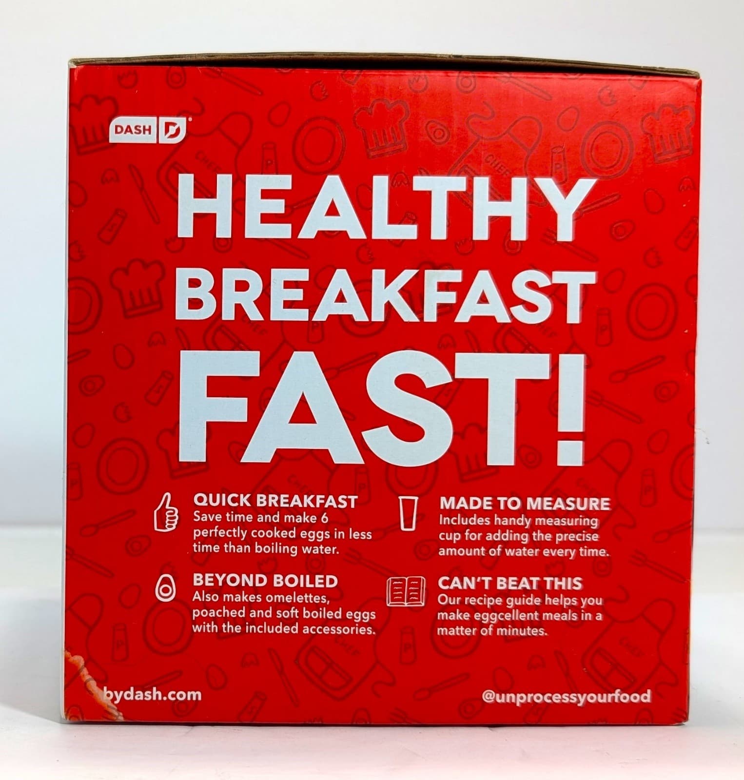 Dash Rapid Egg Cooker Black 6-Egg Capacity Open Box One-Touch Breakfast 5