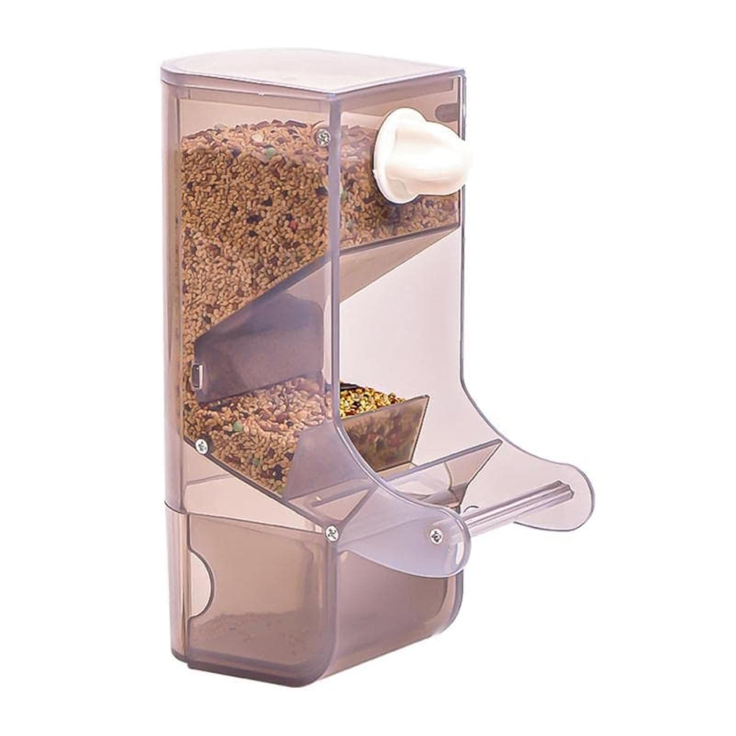 Automatic Bird Feeder No-Mess Bird Feeder Parrot Feeder Cage Accessories for ...