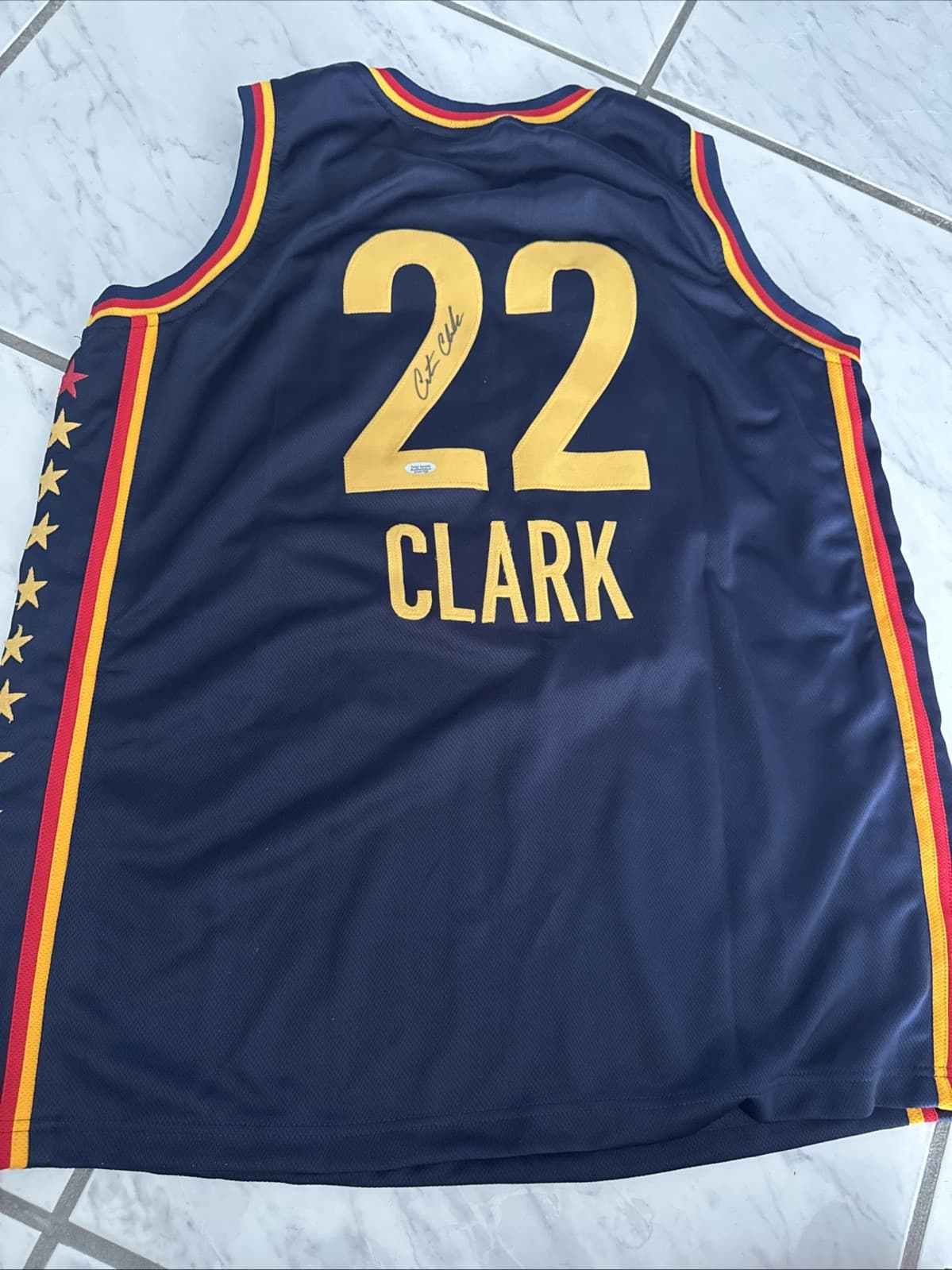 Caitlin Clark Signed Autographed Indiana Fever Custom Jersey TSA Authenticated 2