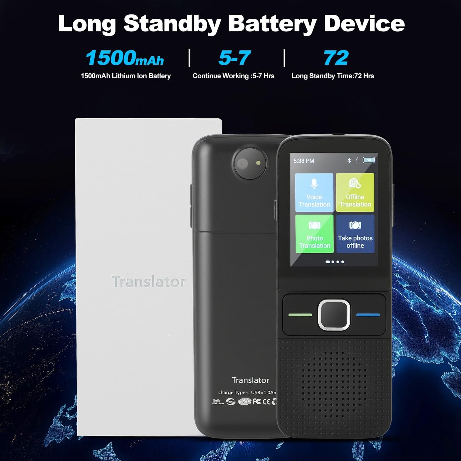 Instant Language Translator Device 2025 Traductor De Voz Instantaneo 138 Idiomas 3