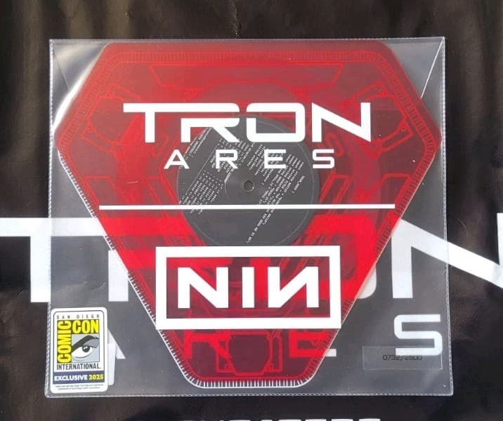 TRON ARES NIN Nine Inch Nails SDCC 2025 7" Vinyl + Swag Bag 3