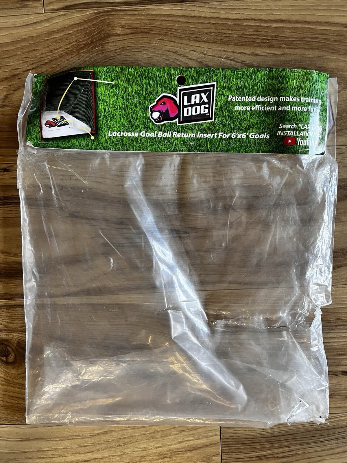 NEW Lax Dog Lacrosse Goal Ball Return Retriever Insert for Lacrosse Goals 6 X 6 4