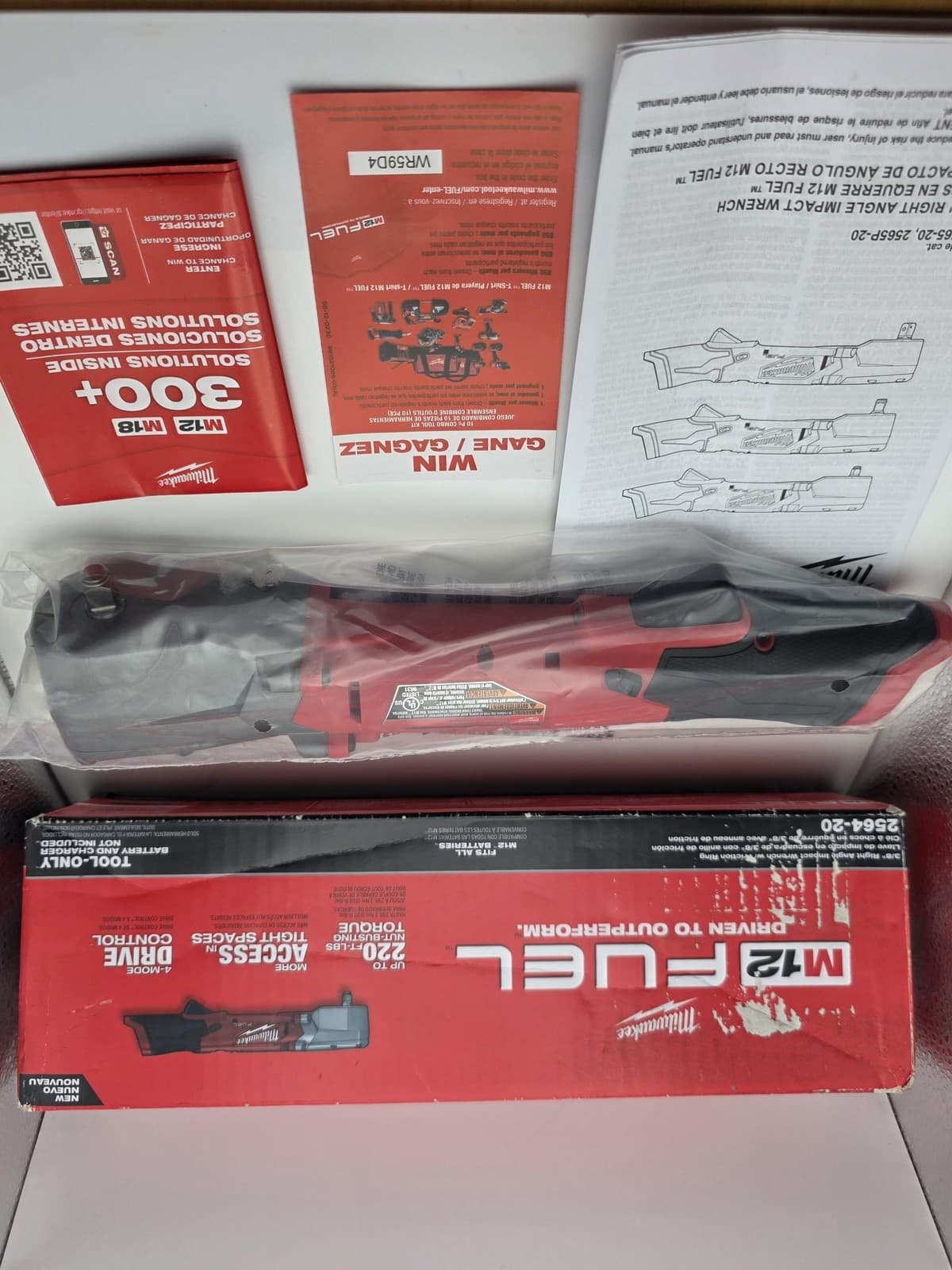 Milwaukee M12 FUEL 2564-20 3/8" Right Angle Impact Wrench Tool Only New 5