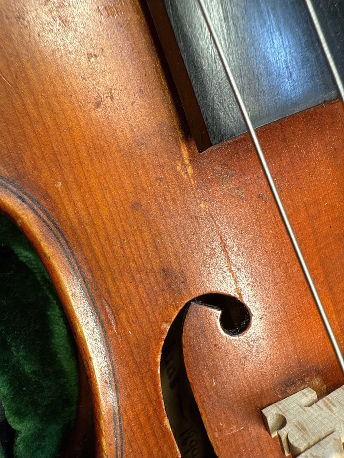 1899 Geo. H Perkins 4/4 Violin With Case And Two Bows 6