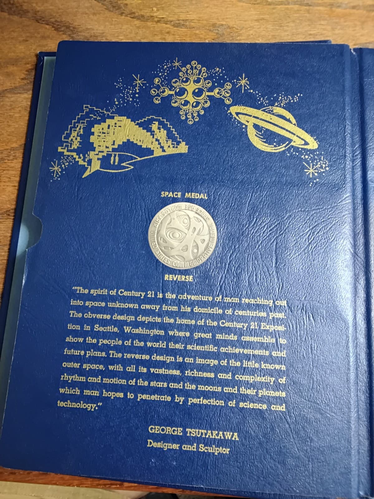 World Fair Medals, Seatle 1962 in a Whitmen Album 4