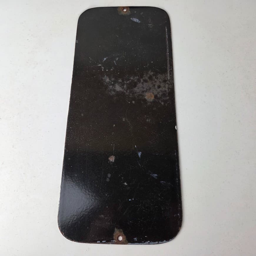 Vintage Old Dairy Queen Sign - Porcelain Diner Gas Pump Sign 6