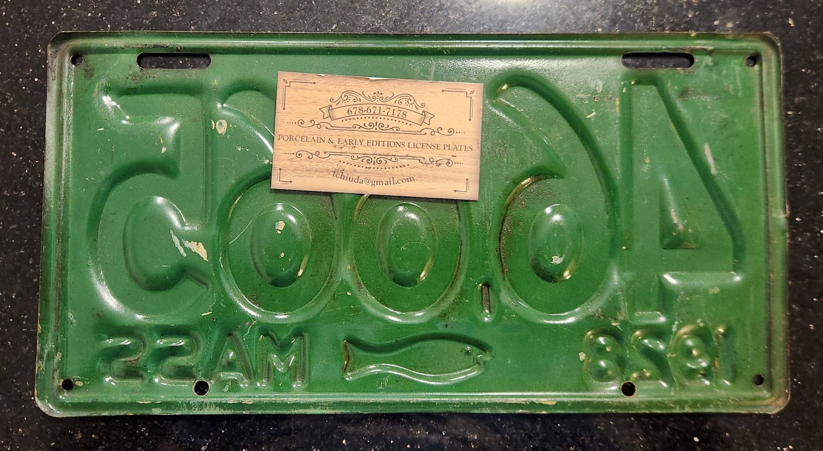 1928 Mass MA Massachusetts Automobile License Plate Car Auto Tag vehicle 2