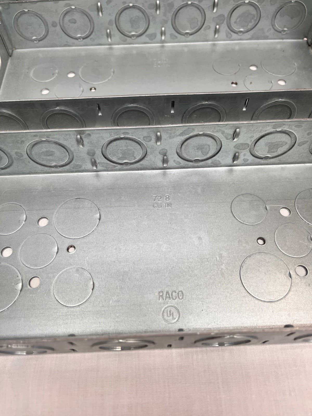 Lot of  3 Hubbell RACO 953 & 823 4-Gang Switch Box 1-5/8" 4 Gang Mud Ring🔥💍⚡️ 5