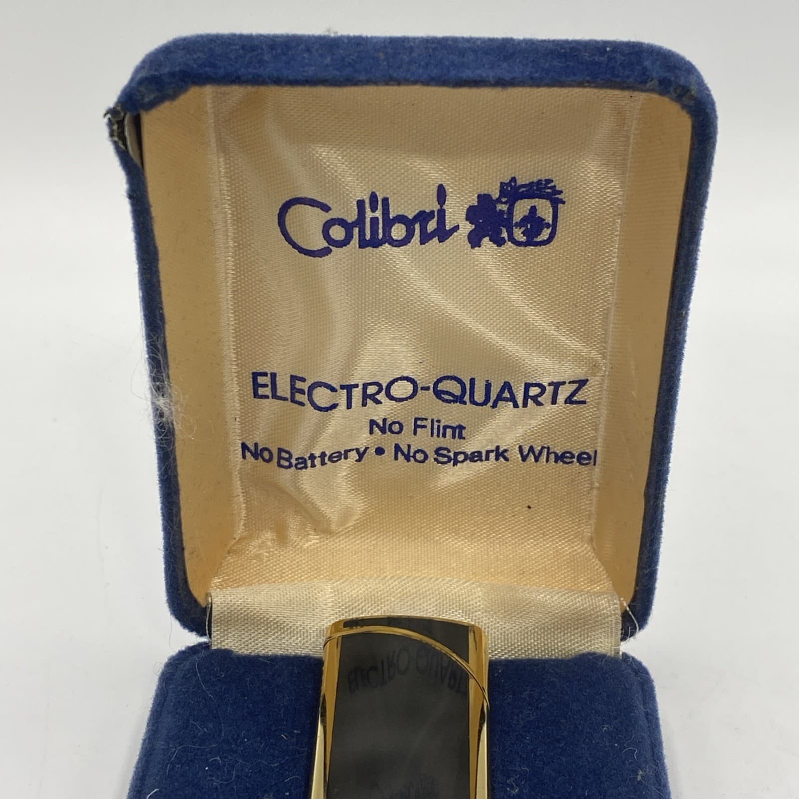 Colibri Electro-Quartz No Flint No Battery No Spark Wheel Black/gray 3