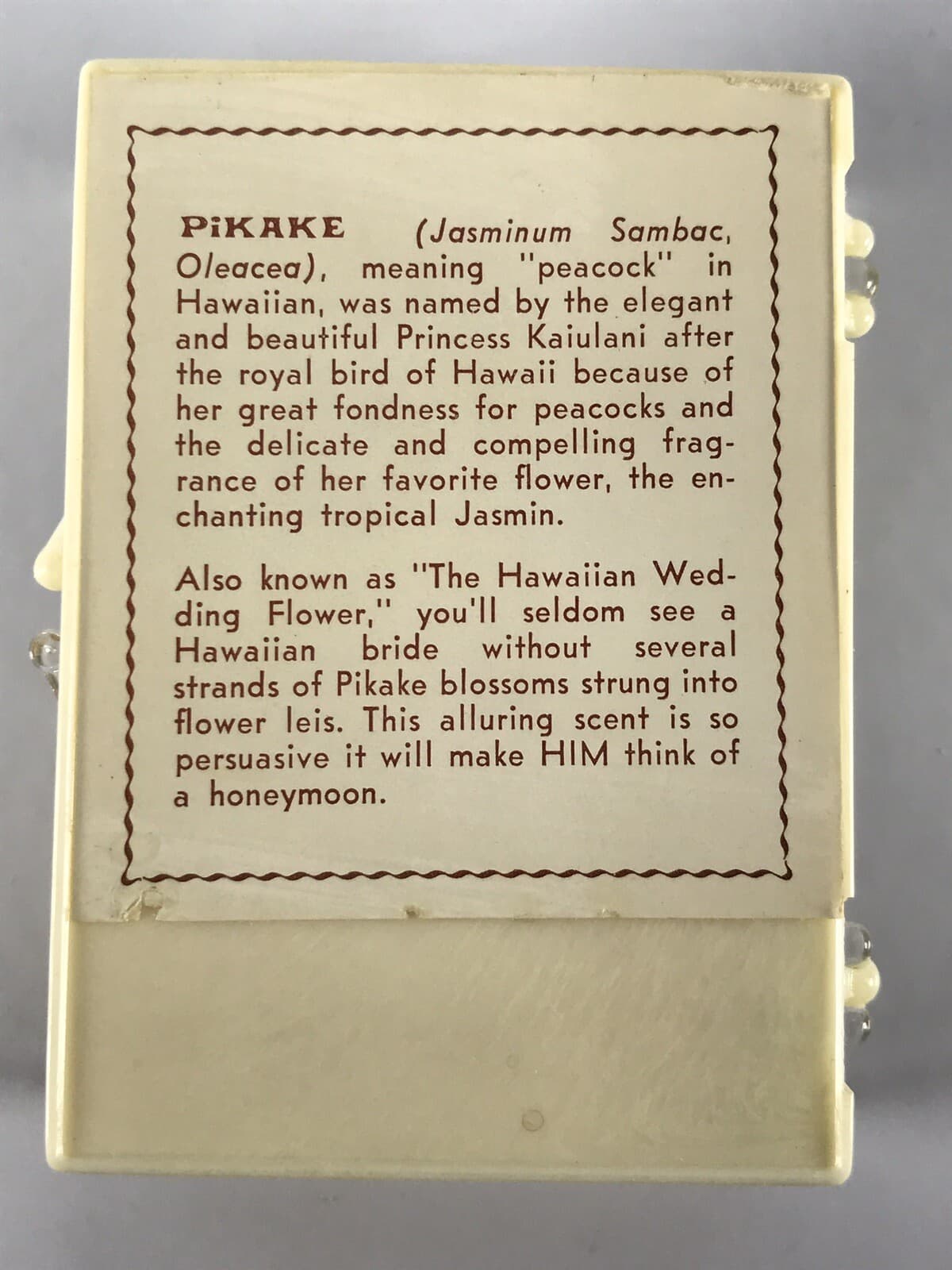 PIKAKE LIANA Cologne Perfume 1/8 OZ Travel Souvenir Hawaii Original Case VTG 4