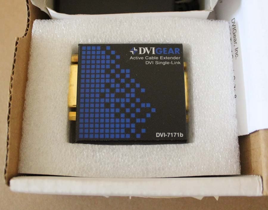 NEW DVIGEAR DVI-7171b DVI Single Link Active Cable Extender 2