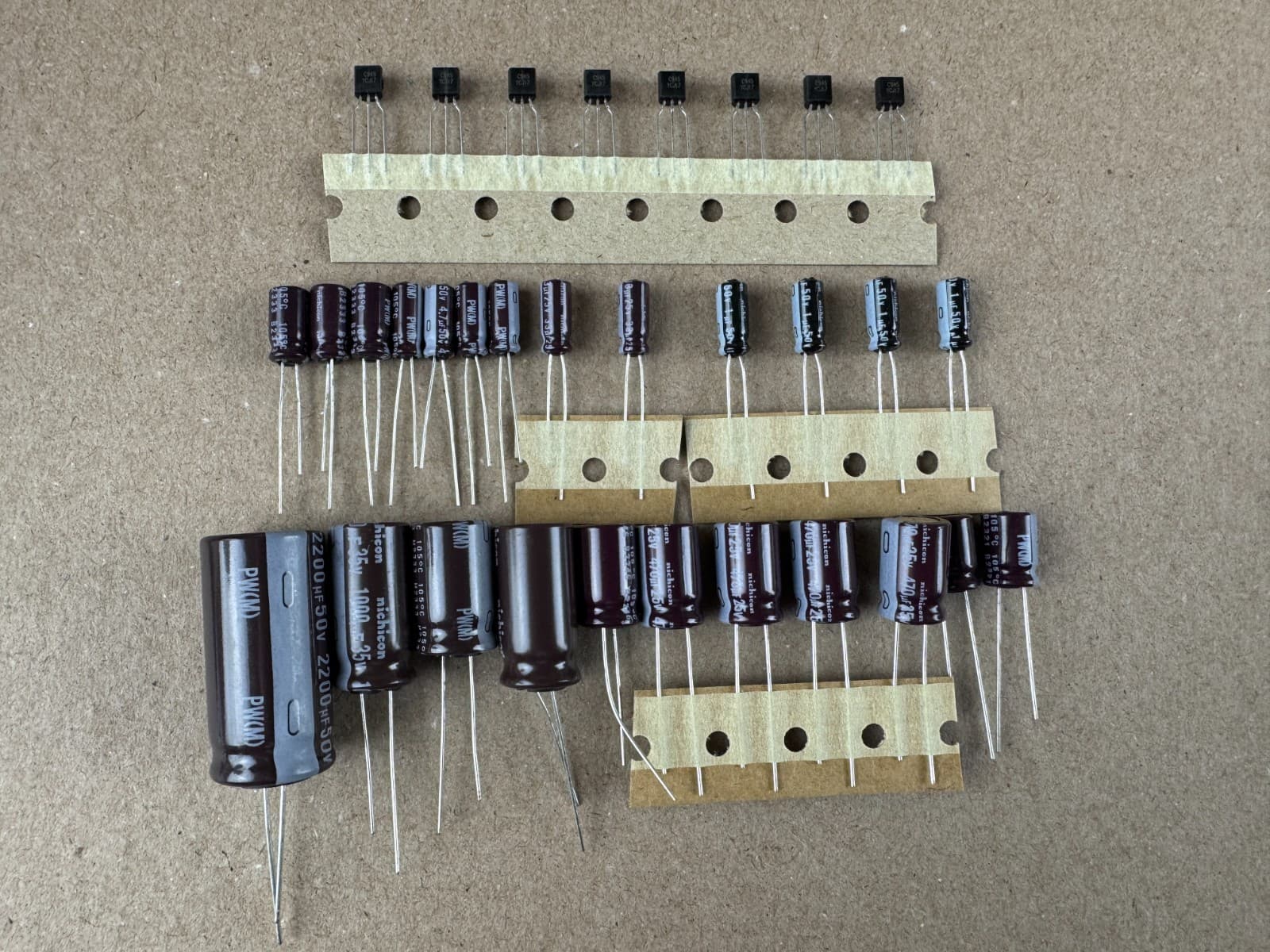 Realistic SA-350 Amplifier Recap Kit Complete Rebuild Set