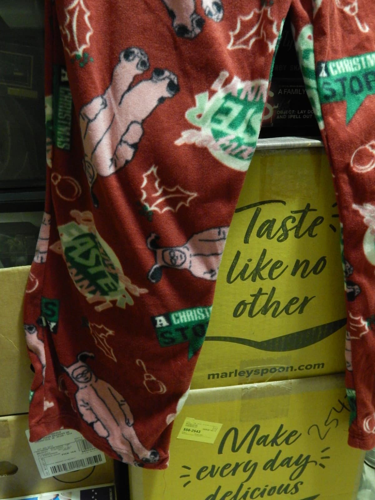 A Christmas Story (Adult Lg) Polyester Lounge Pants Ltd Xmas Movie Merch 5