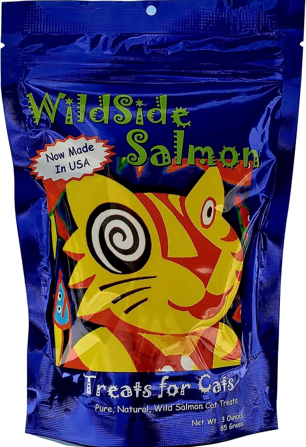 Salmon Cat & Dog Treats - 100% Wild-Caught Alaskan, Grain-Free, 3 oz