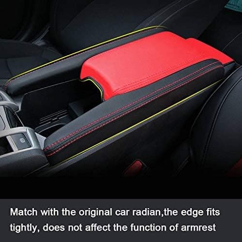 for Civic 10th Gen 2016-2020 Centre armrest Leather Cover Leather Decoratio 6