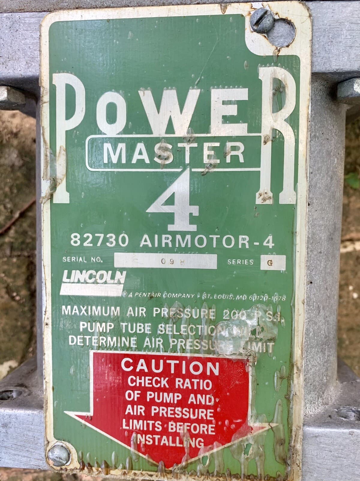 Lincoln 82730 Power Master 4 Air Motor-4 3