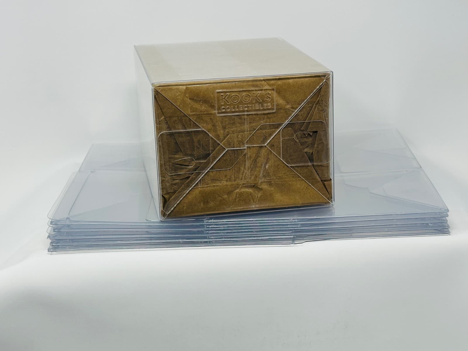 KooK’s Collectibles Premium 0.5mm Pop Protectors – Clear Display Case  10 Pack 2