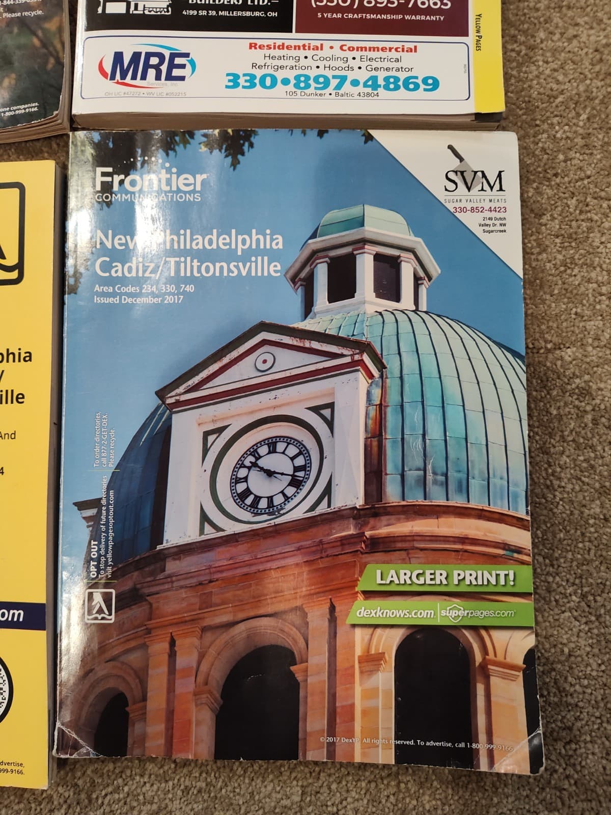 4 Tuscarawas County Ohio - Phone Books - 2017, 2021, 2023, 2024 3